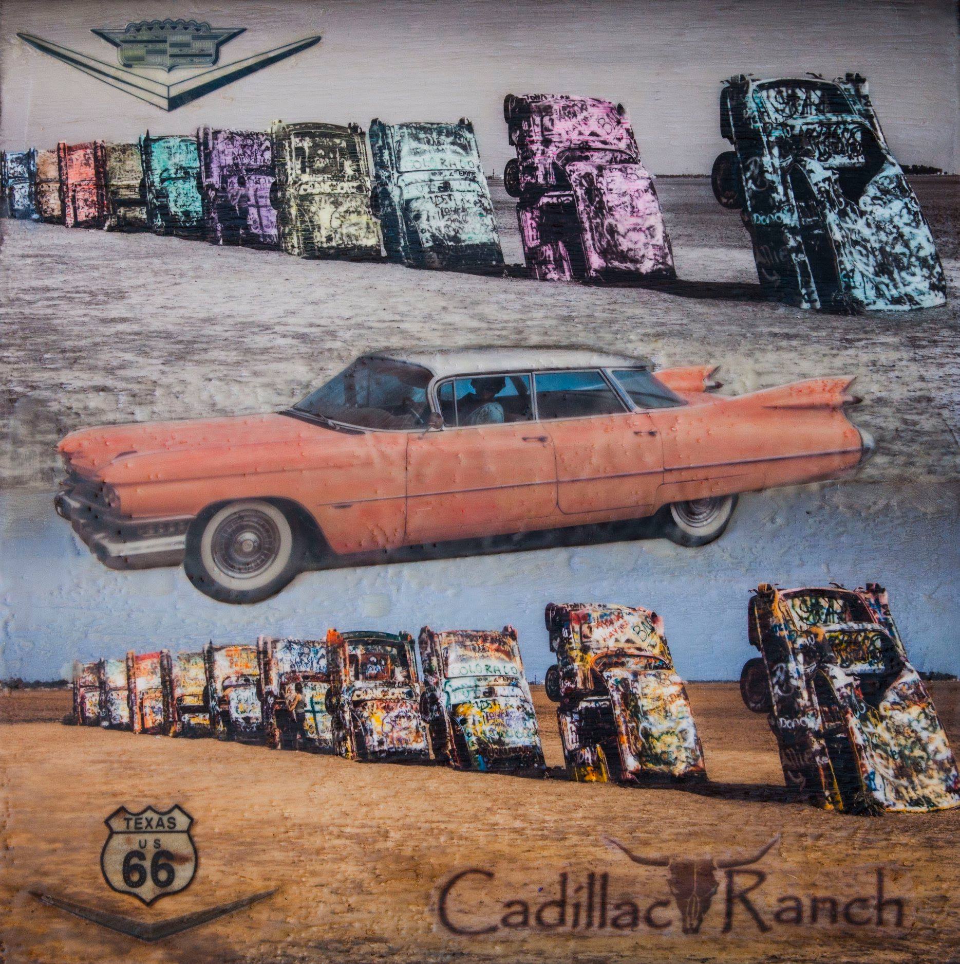 Route 66' sculpture by Vladimir Kush