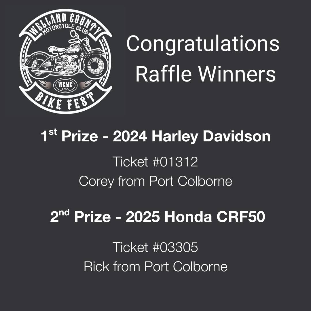 The Hope Centre - 🏍 BIKE FEST RAFFLE WINNERS ANNOUNCED!... | Facebook