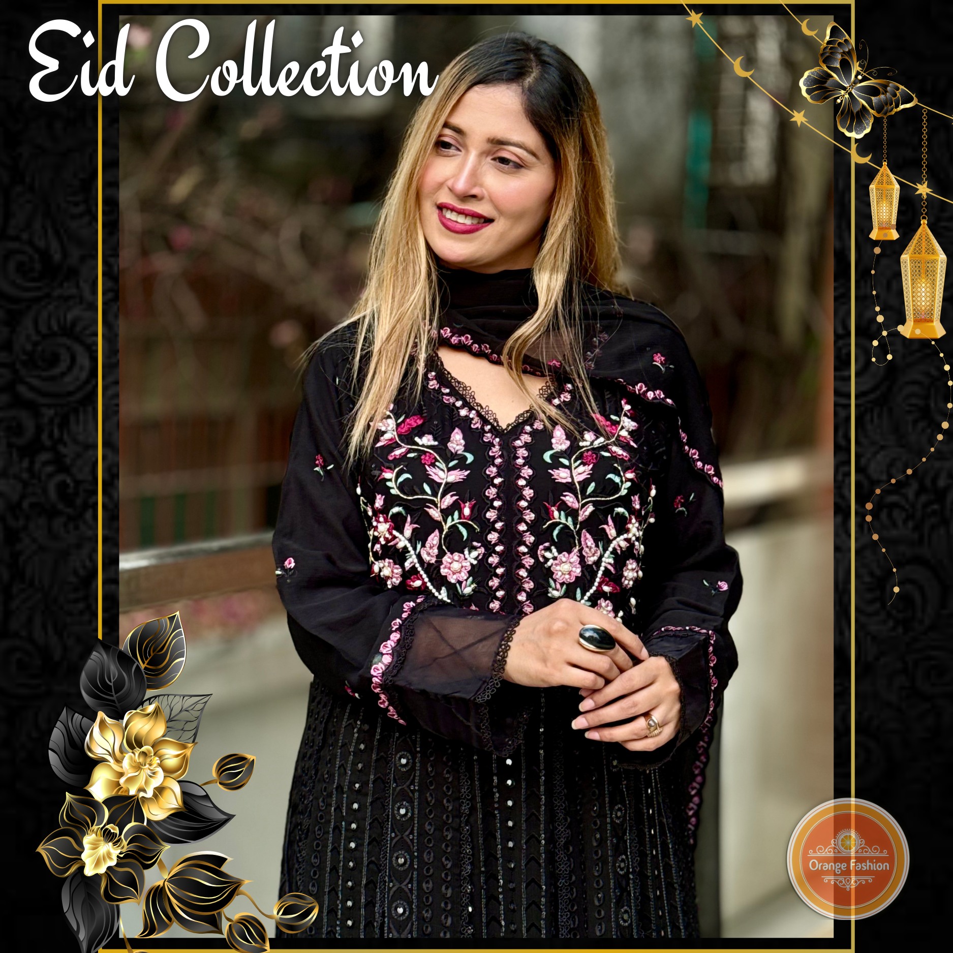 ladies dress collection in bangladesh Eid By Orange Fashion BD | Stitched Ready to Wear Collection smarttag_size_in_stock:XL