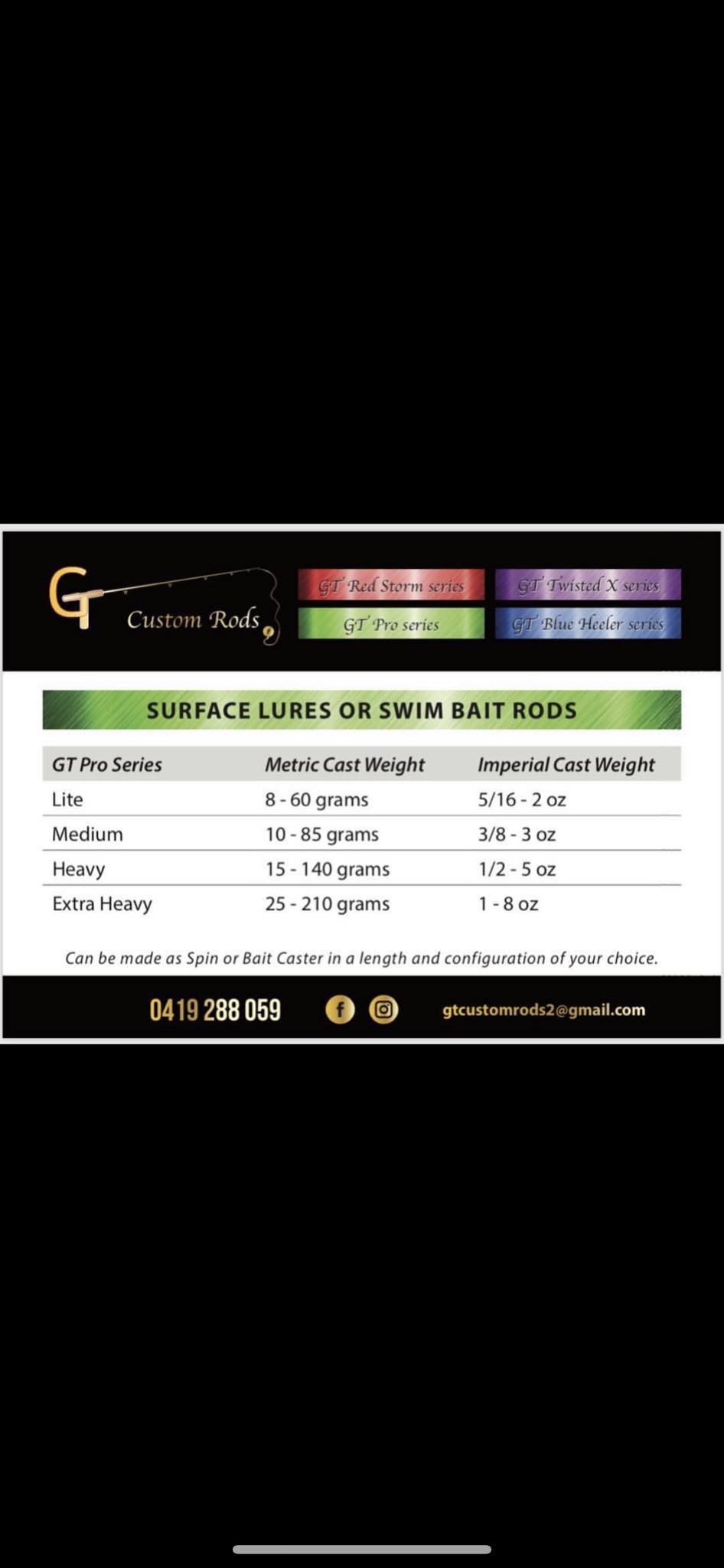 GT Custom Rods