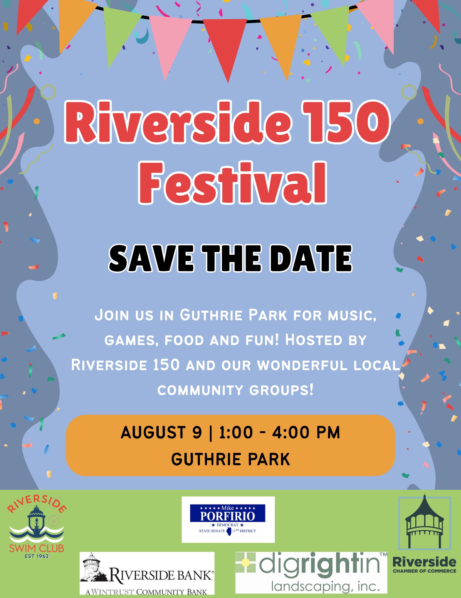 🎉 Join us for the #Riverside150... - Village of Riverside | Facebook