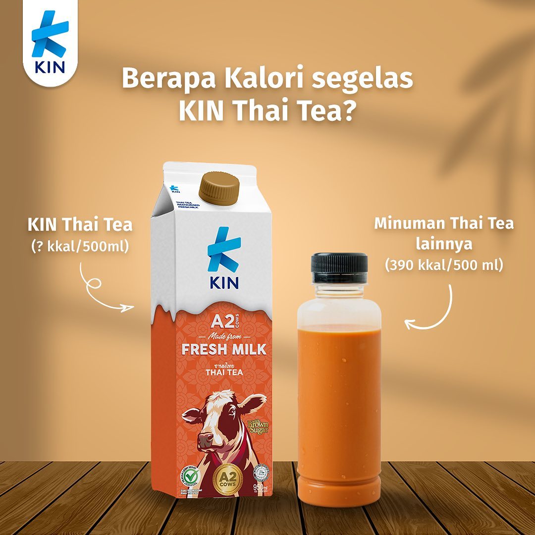 KIN Dairy - Siapa Teman KIN yang hobinya jajan Thai Tea?...