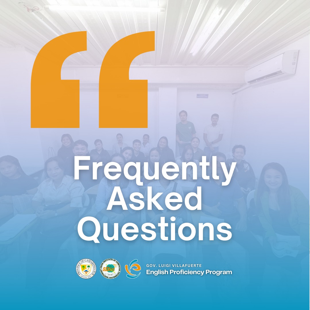 𝗙𝗥𝗘𝗤𝗨𝗘𝗡𝗧𝗟𝗬 𝗔𝗦𝗞𝗘𝗗 𝗤𝗨𝗘𝗦𝗧𝗜𝗢𝗡𝗦... - English Proficiency Program | Facebook