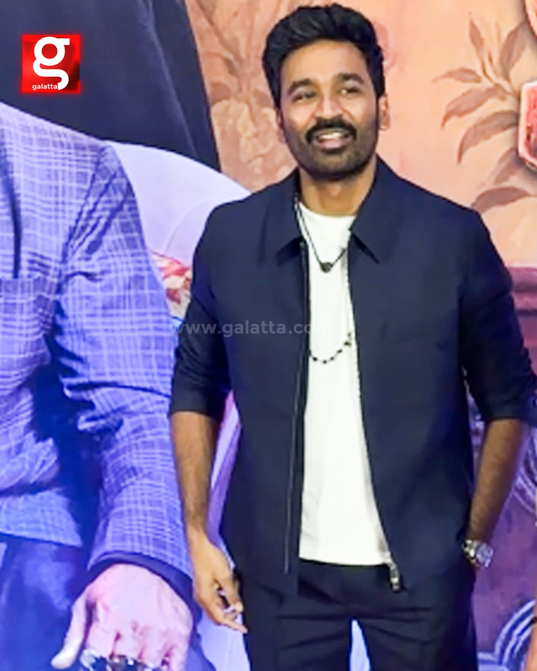 Galatta Media - Dhanush looks dapper in a navy blue jacket... | Facebook