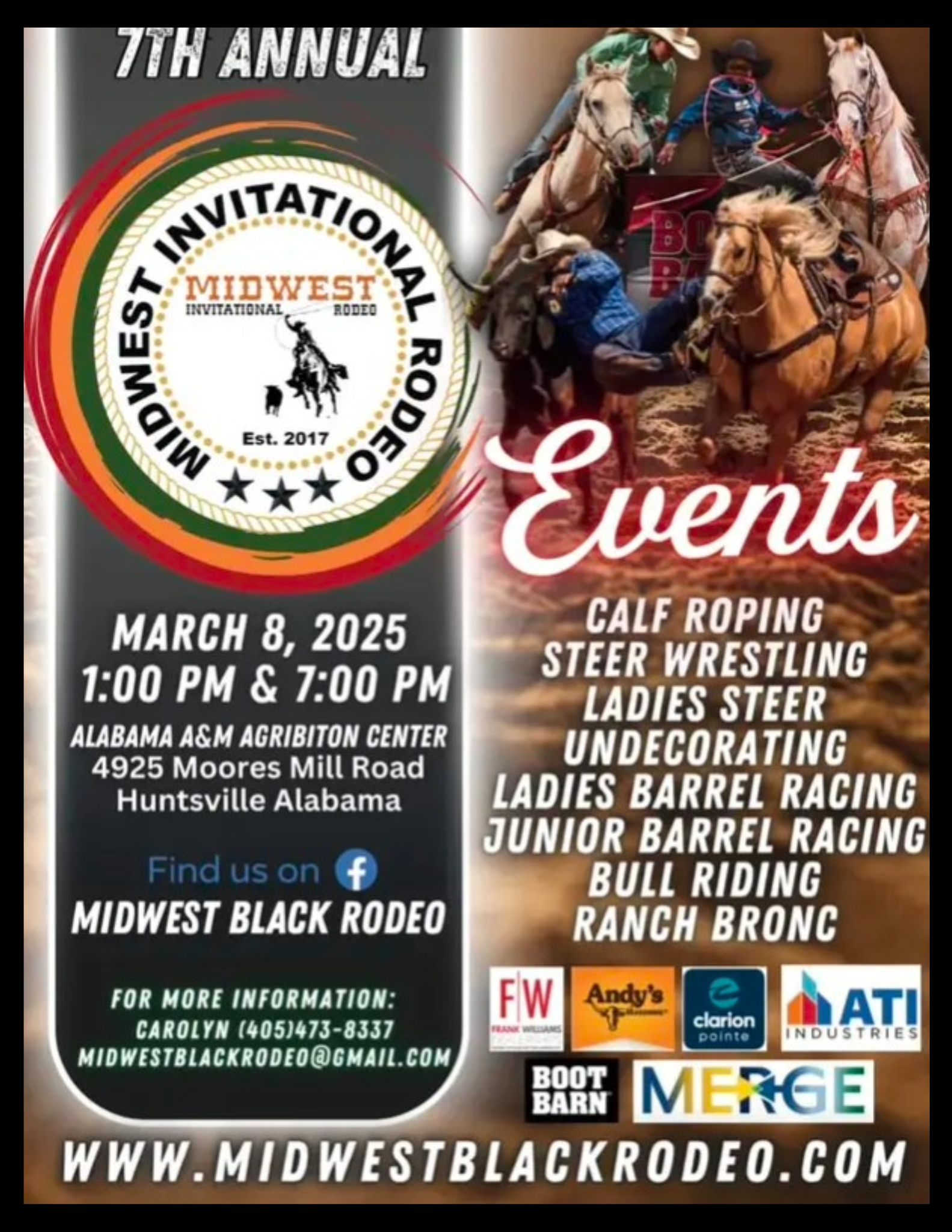 The Agribition - The Midwest (Black) Invitational Rodeo presents two ...