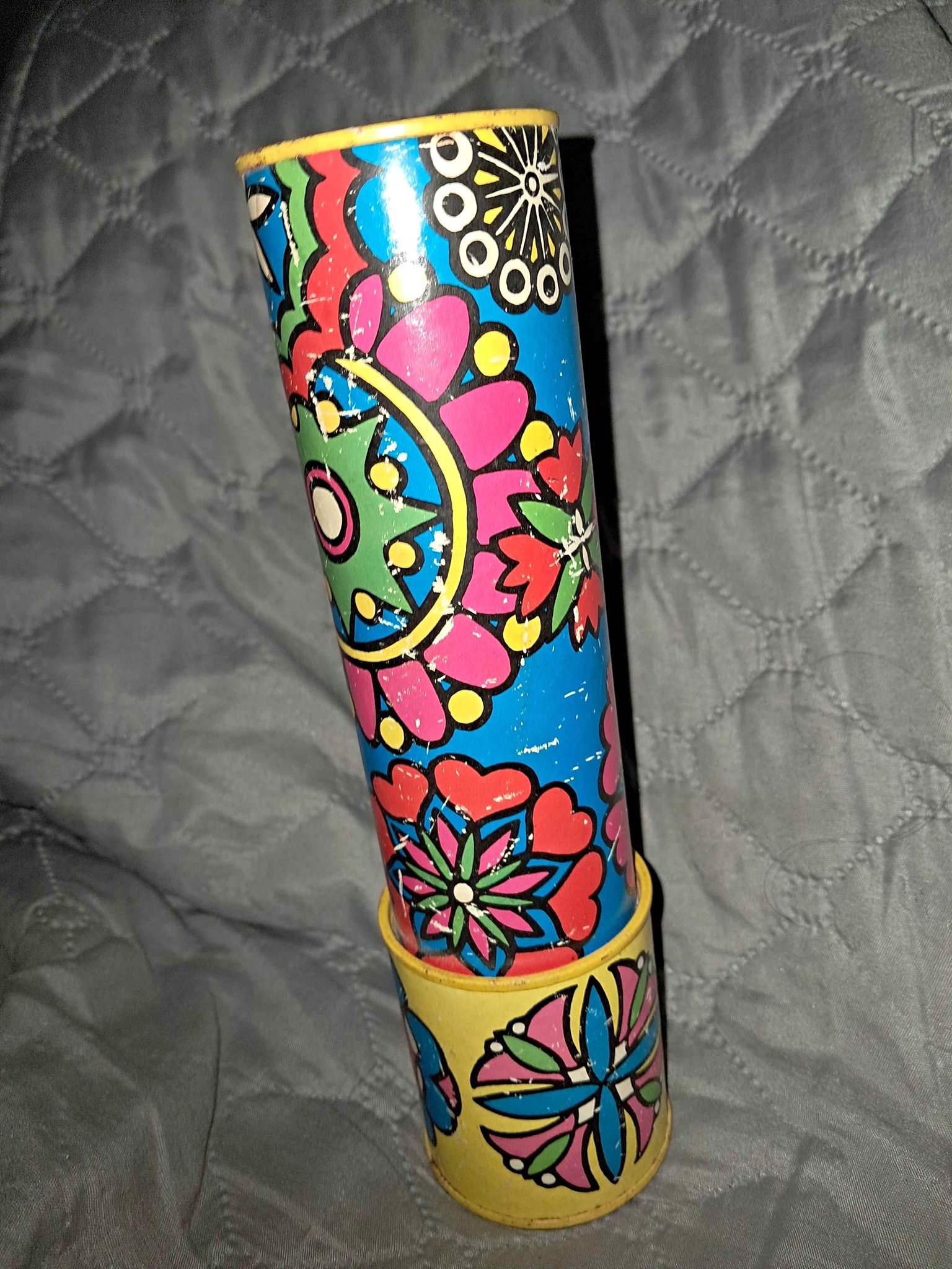 Vintage Psychedelic Floral Kaleidoscope - Leggings - Abington