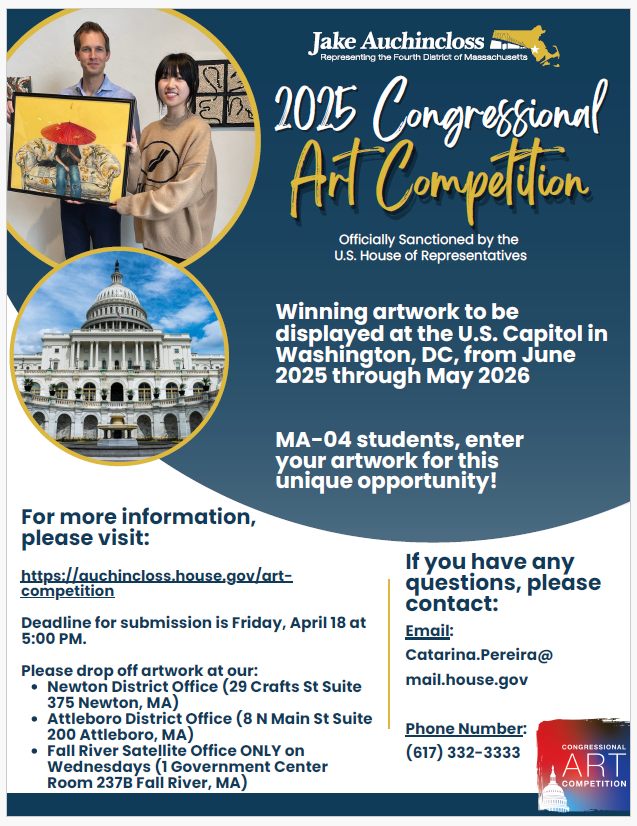 City - Reminder: deadline for submission for the 2025 Congressional Art ...