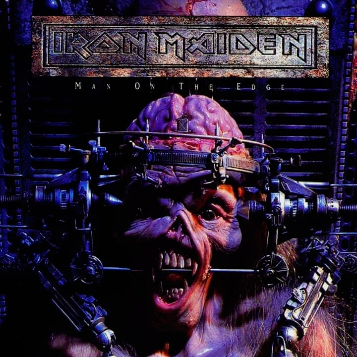 Iron Maiden Man on the Edge 1995 UK picture disc added to collection