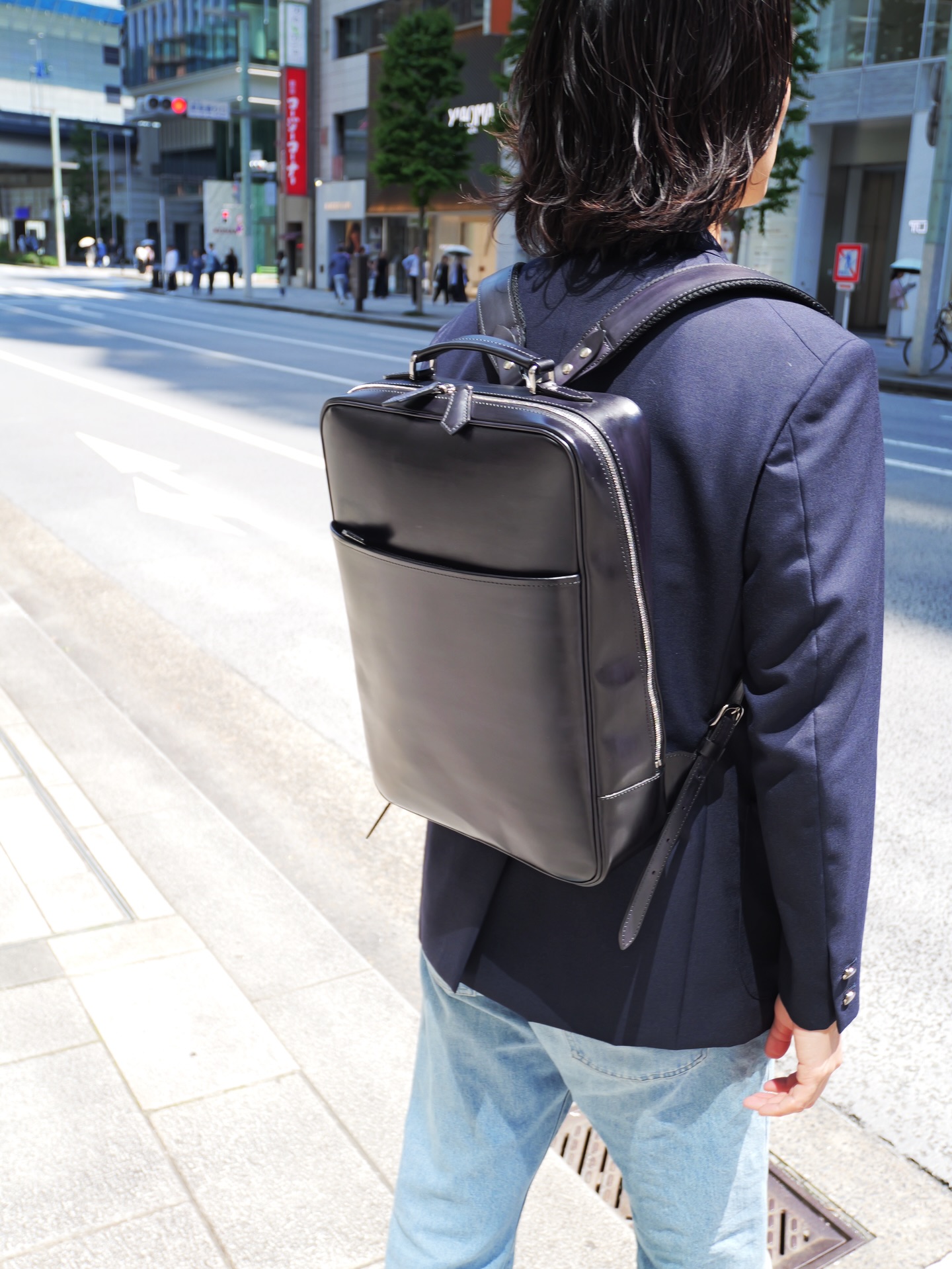 銀座タニザワ ショルダーバッグ メッセンジャーバッグ レザー 茶 A4 