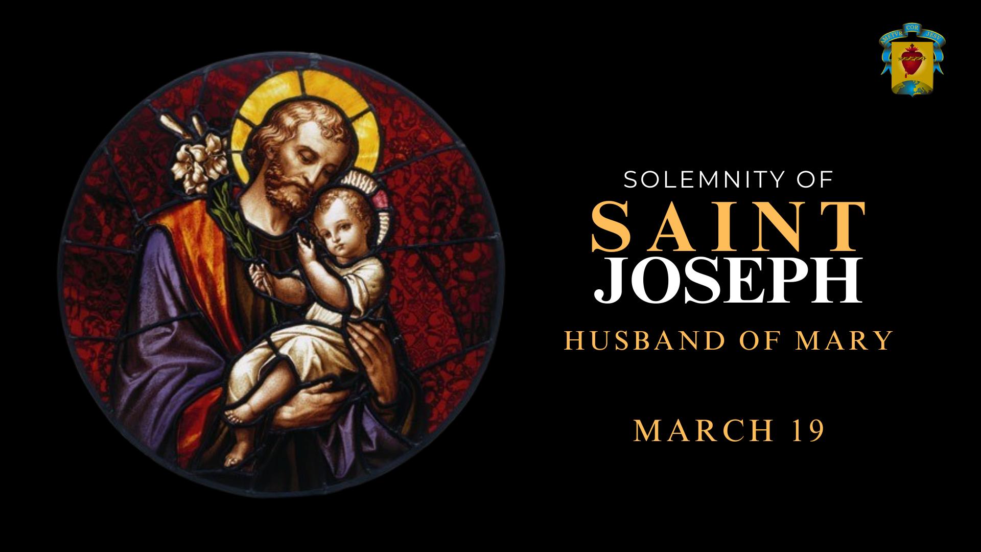 Brothers - Solemnity of St. Joseph, Husband of Mary A quiet man of ...