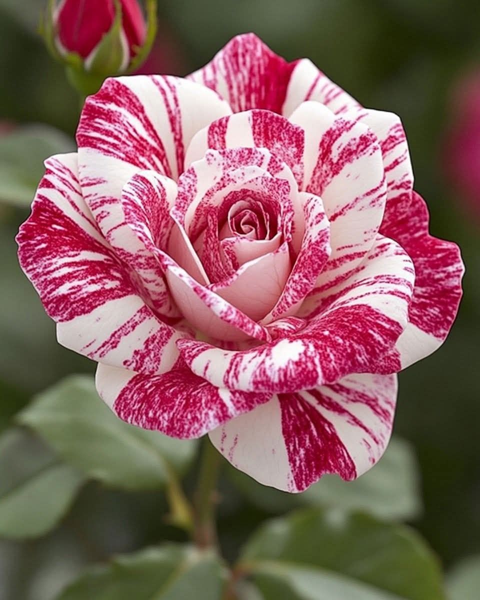 Gardening - Candy Stripe Rose (Rosa) The Candy Stripe Rose is known for ...