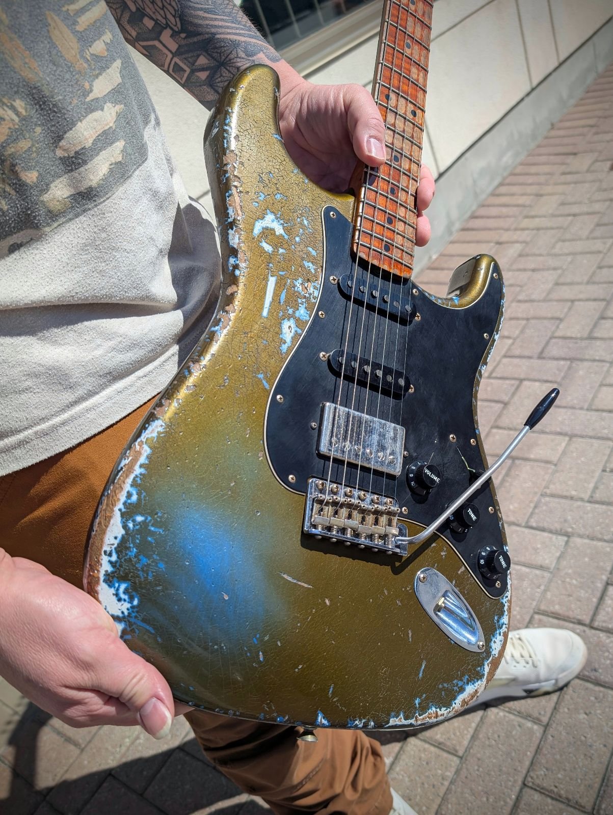 Custom Loaded Pickguard for Jeff Beck Stratocaster with Seymour 