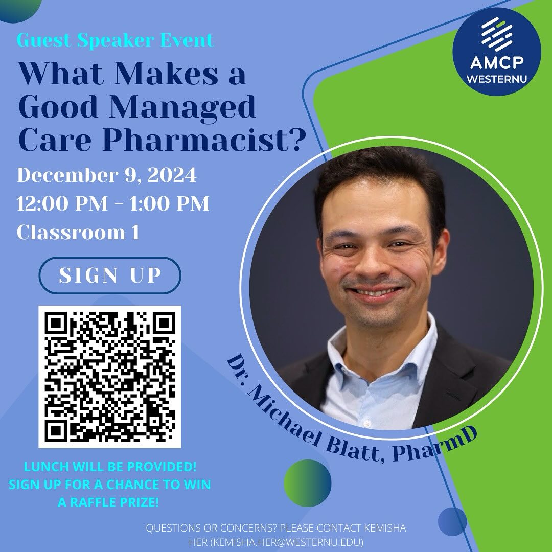 WesternU - Hello Student Pharmacists, AMCP is thrilled to announce our ...