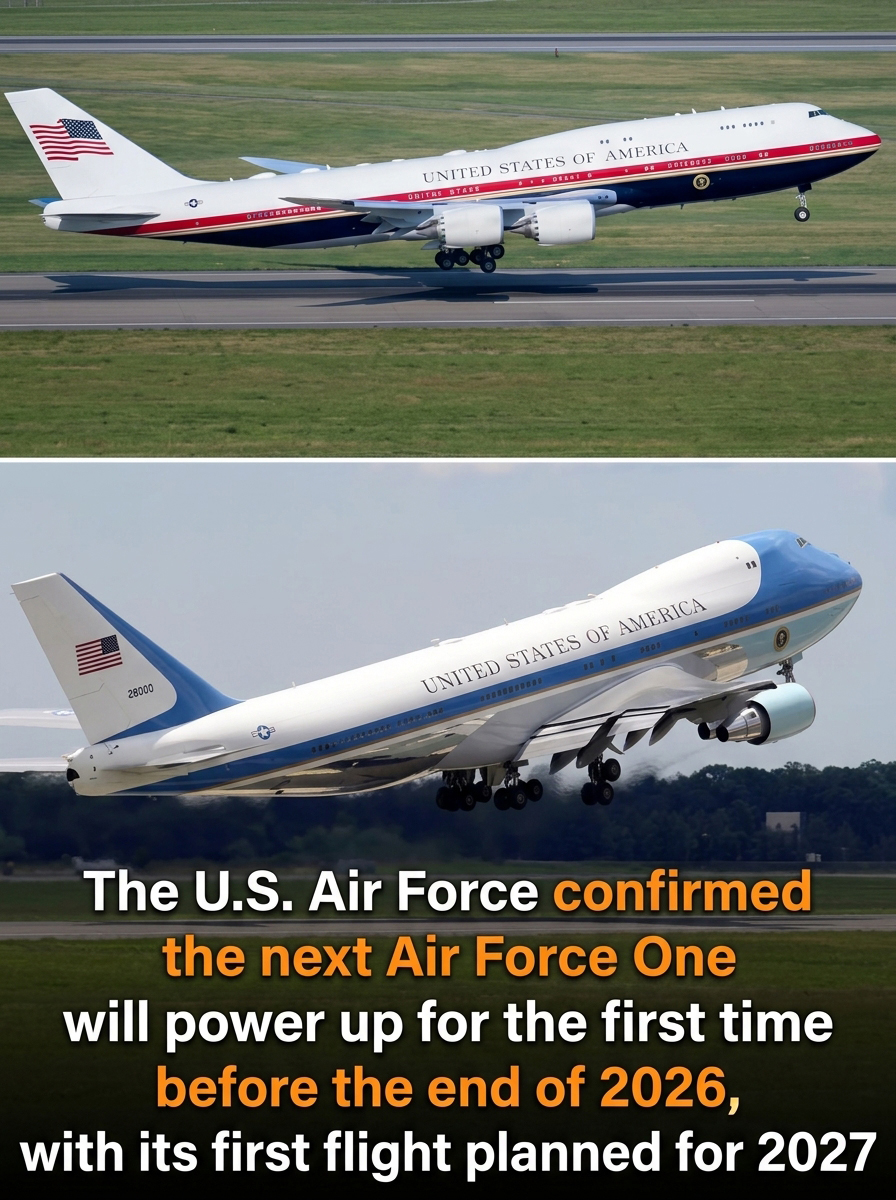 The U.S. Air Force said it delivered its new VC-25B Bridge