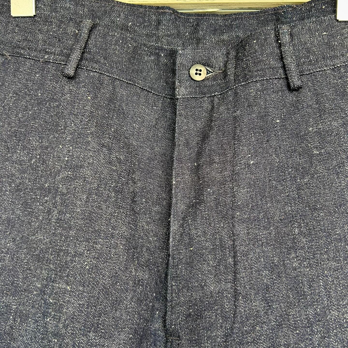 WAREHOUSE 1233 U.S.NAVY DENIM TROUSERS COLOR:INDIGO DENIM SIZE:29 