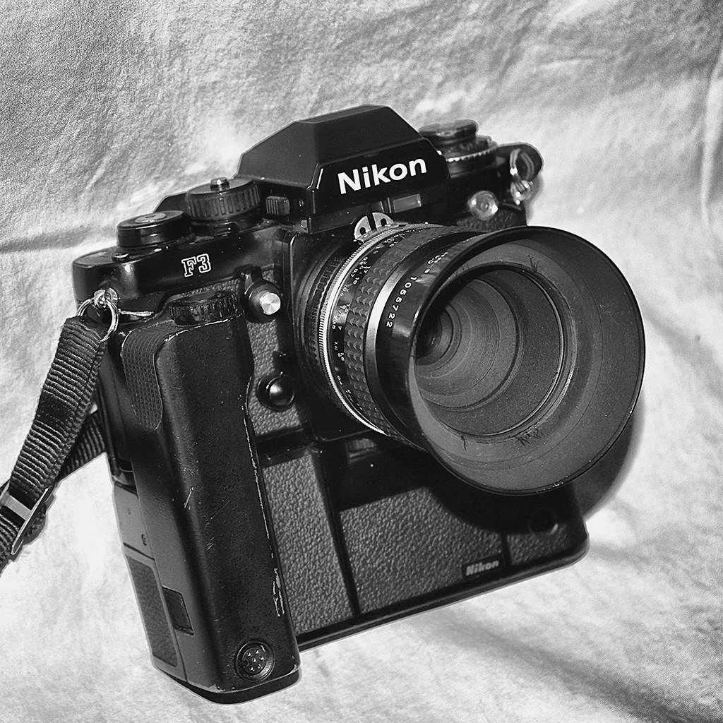 Nikon F3 with Nikkor 28mm lens