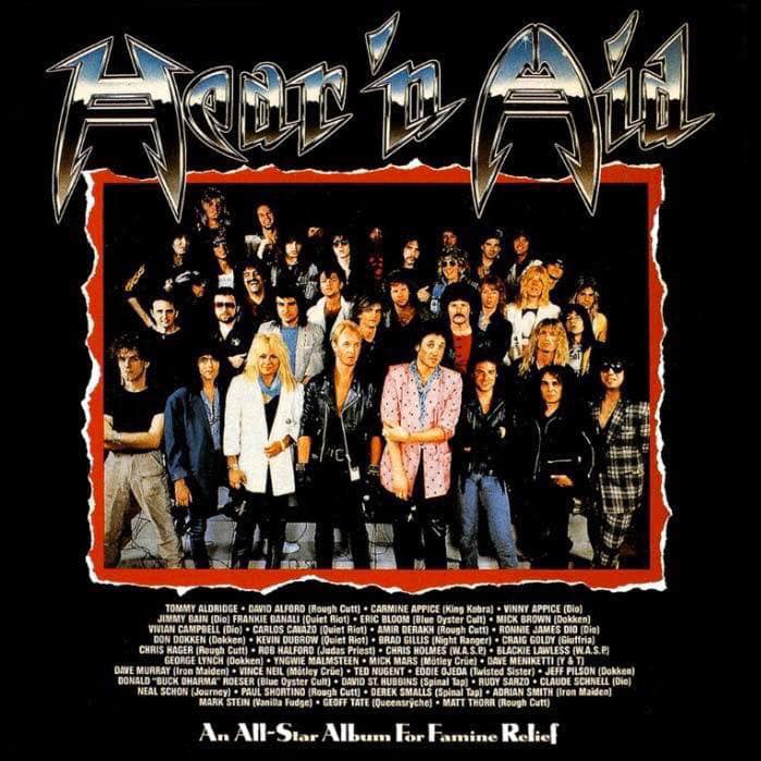 Jan 1986 - Hear N Aid project released self titled