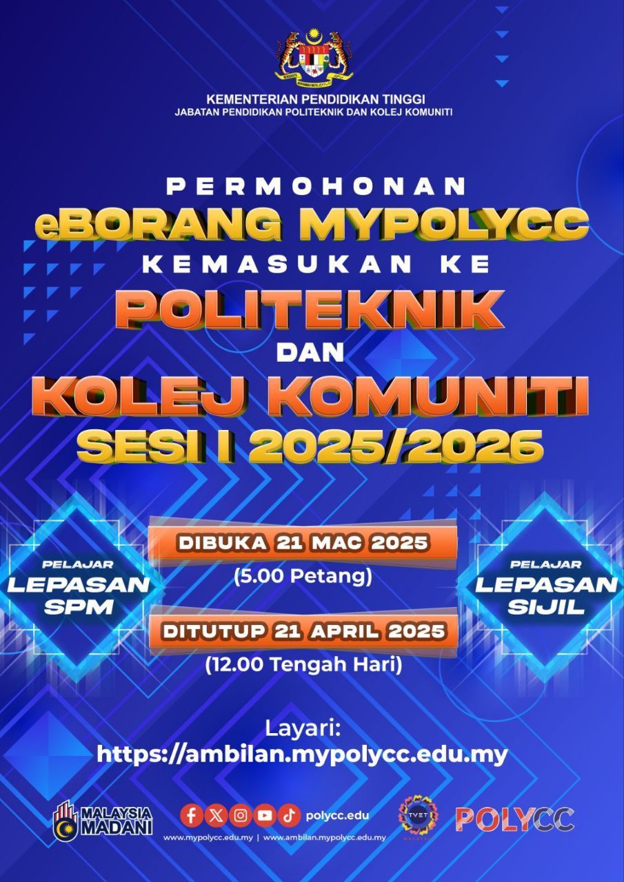 Concerned - Permohonan eBorang MYPOLYCC bagi kemasukan ke Politeknik ...