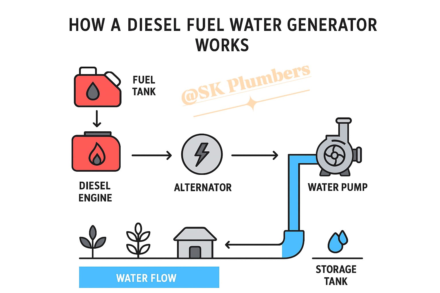 SK - Here’s a clear breakdown of how a diesel engine generator (genset ...
