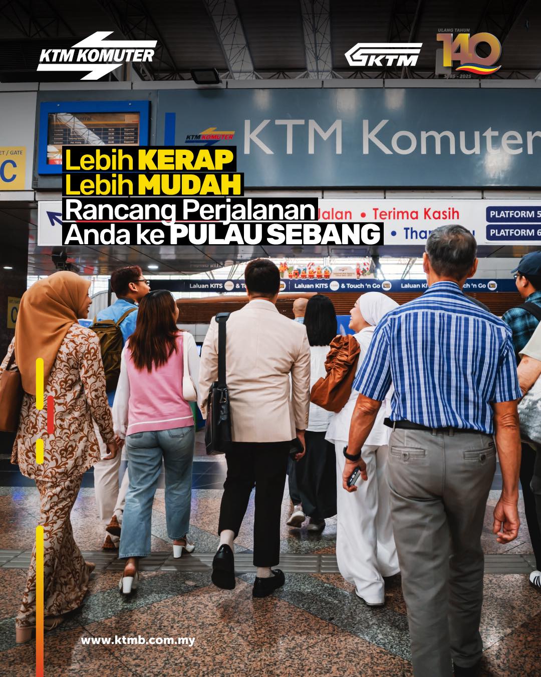 KTM - Hi KOMIFans! Perjalanan ke/dari Pulau Sebang kini lebih mudah ...