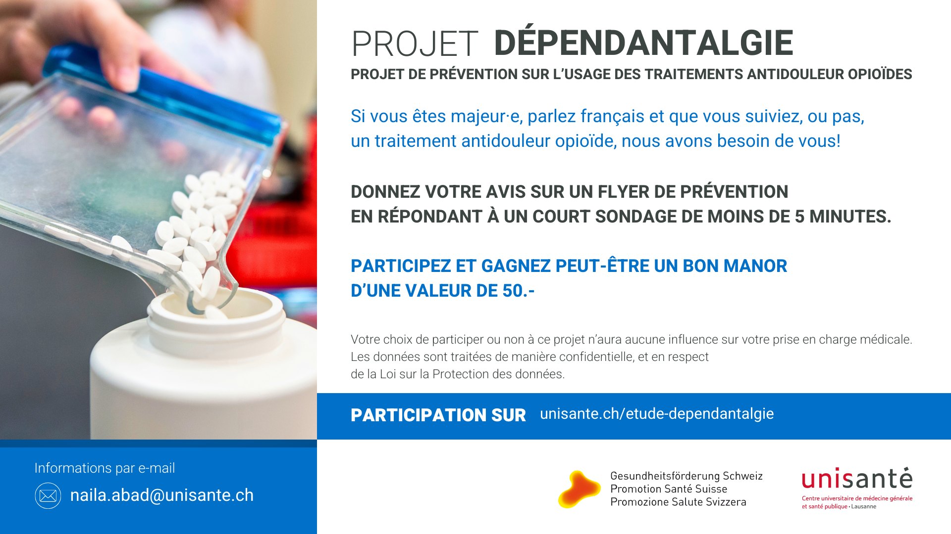 Unisanté - Unisanté a besoin de vous pour un sondage de 5 minutes afin ...