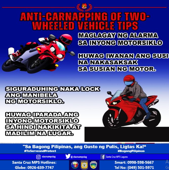 Sta - IWAS CARNAPPING TIPS! (Motorcycle) # ...