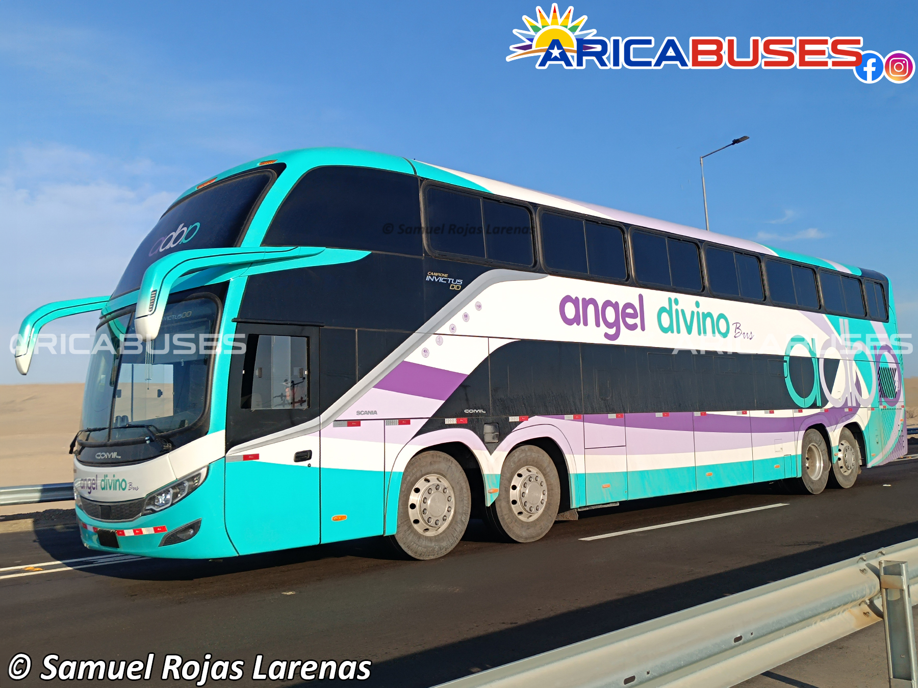 Arica Buses - Recuerdo de la unidad Nº 1343 de Pullman Bus antes del ...