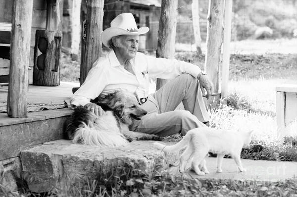 Just a legend and his pets. #bluegrass - World Bluegrass Day | Facebook