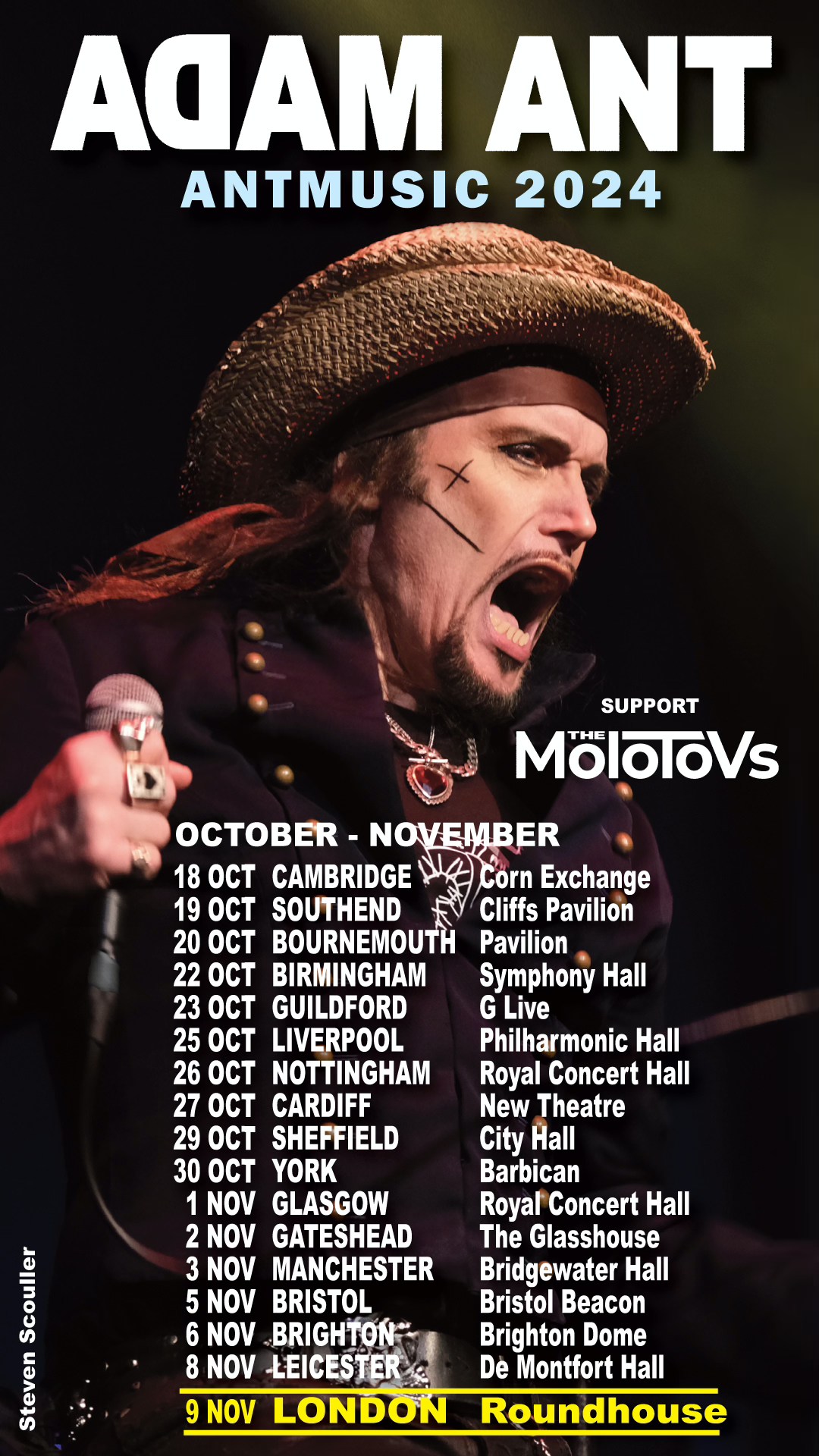We're pleased to announce that The Molotovs will be supporting on