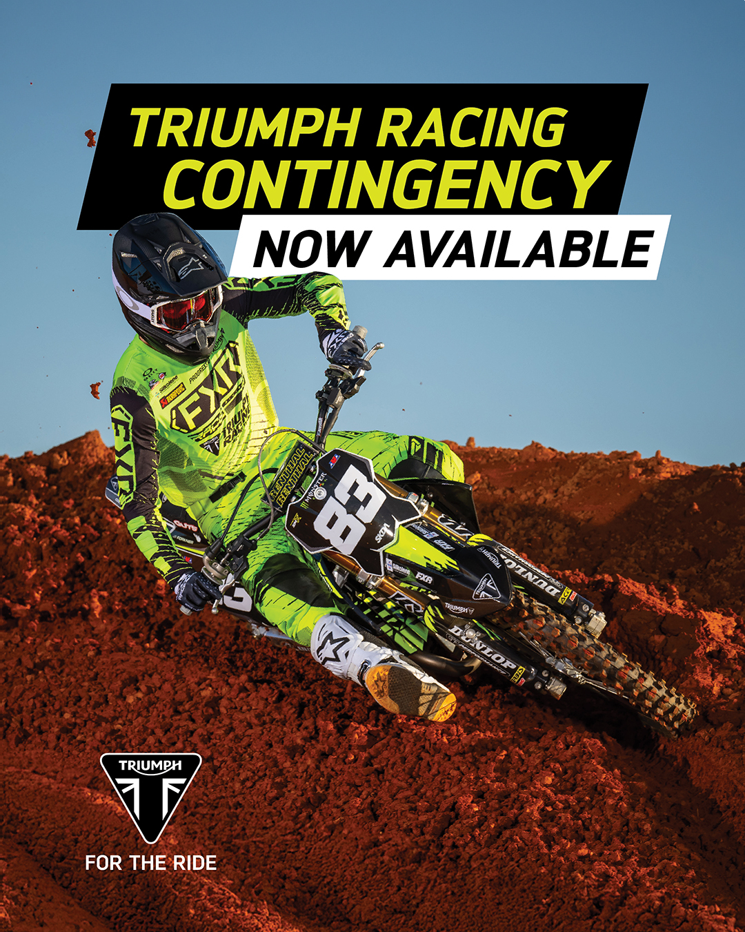 Triumph - Triumph Racing Contingency - Now Available! 🏁 Triumph has ...
