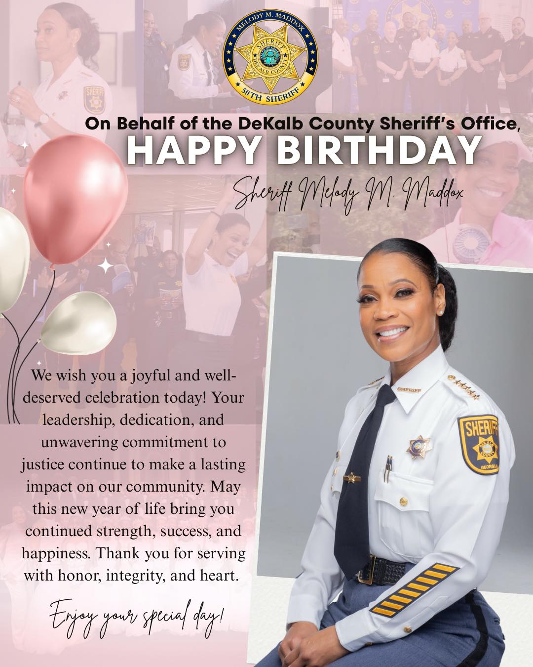 DeKalb - On Behalf of the DeKalb County Sheriff's Office, Happy ...