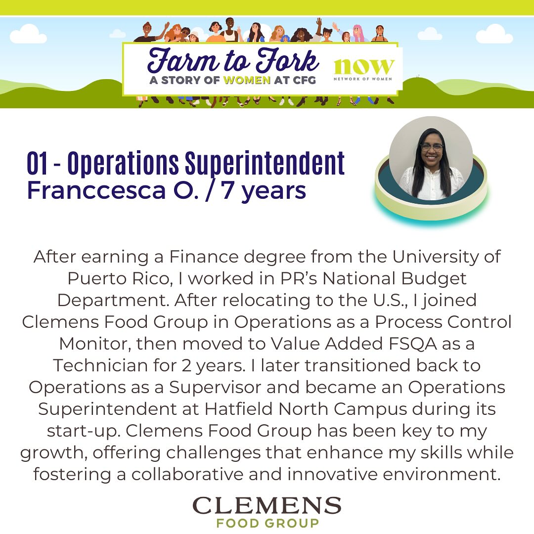 Farm to Fork: Celebrating the women... - Clemens Food Group | Facebook