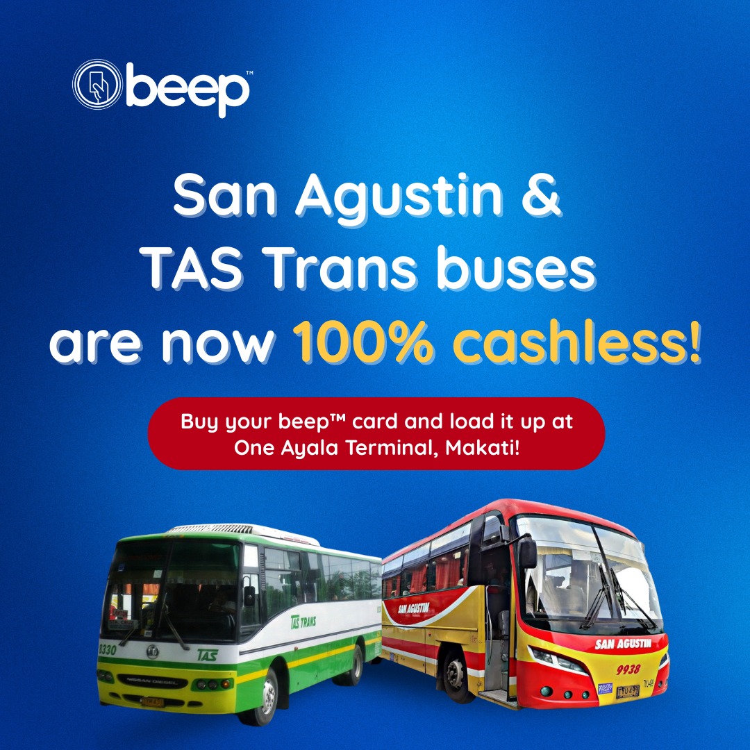 beep - Be beep™-ready, mga ka-beepers! 🚍 TAS Trans and San Agustin ...