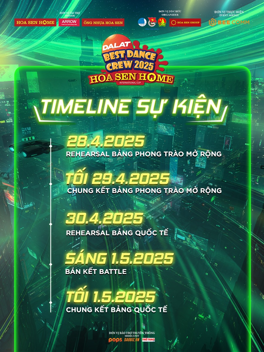 🎉🎉🎉 CÔNG BỐ TIMELINE CHUNG KẾT DALAT... - Tập đoàn Hoa Sen | Facebook