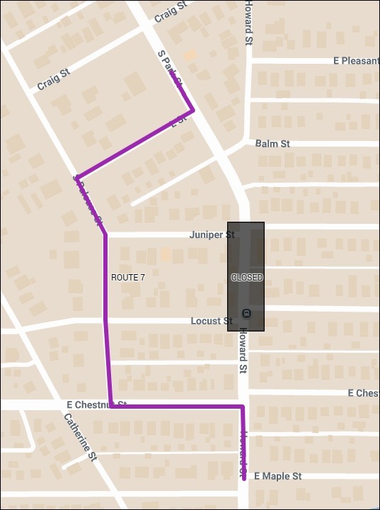Walla - **Route 7 is now back on it's normal route.** On April 16, 2025 ...