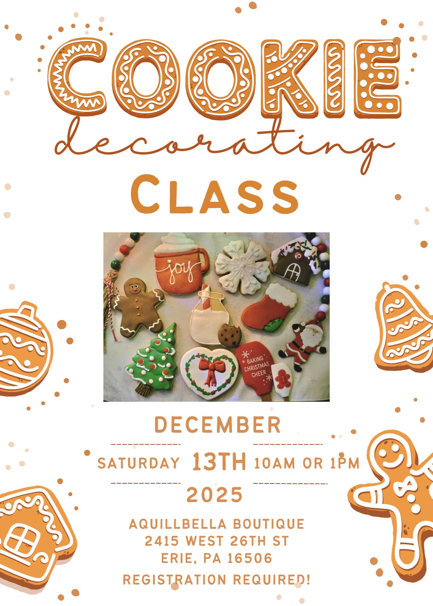 Christmas Cookie Decorating Class