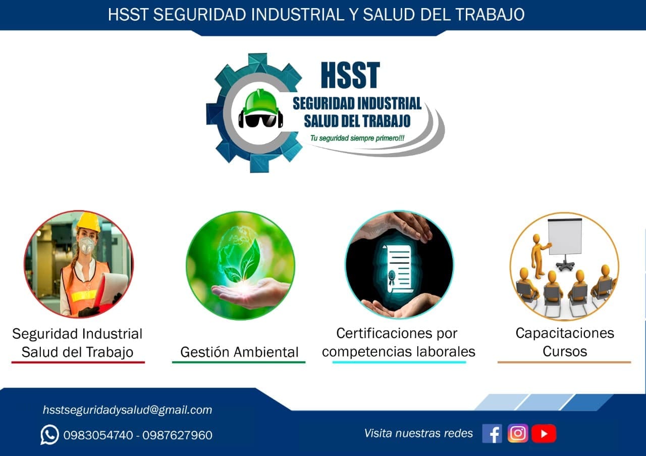 Hsst Seguridad Industrial y Salud del trabajo | Latacunga