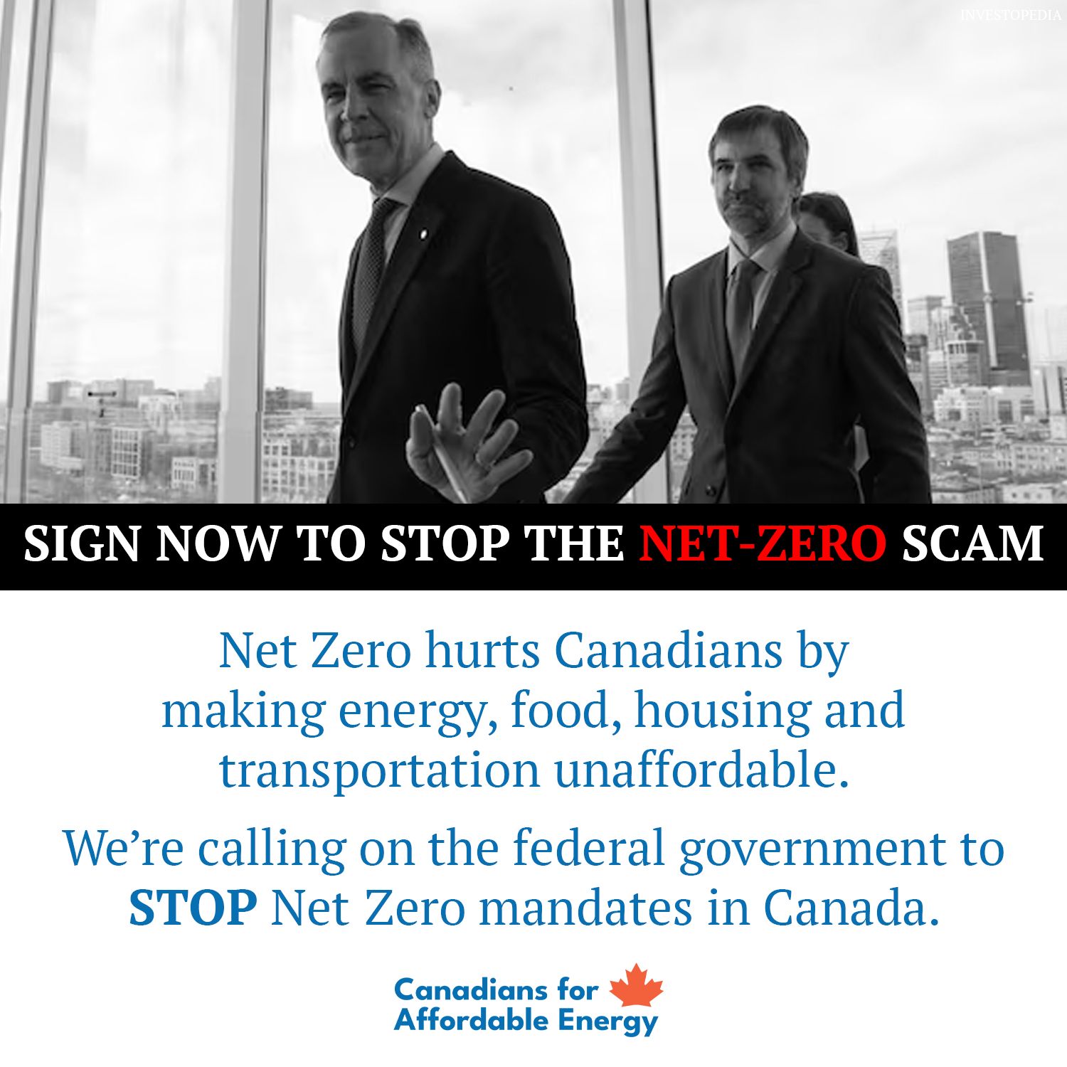 Canadians - Sign the petition to stop the Net Zero scam: https://www ...