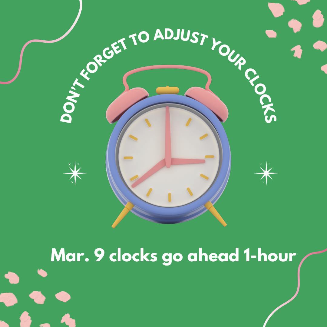 Melville - 📢 Reminder! Daylight Saving Time Begins! ⏰🌞 Don't forget to ...