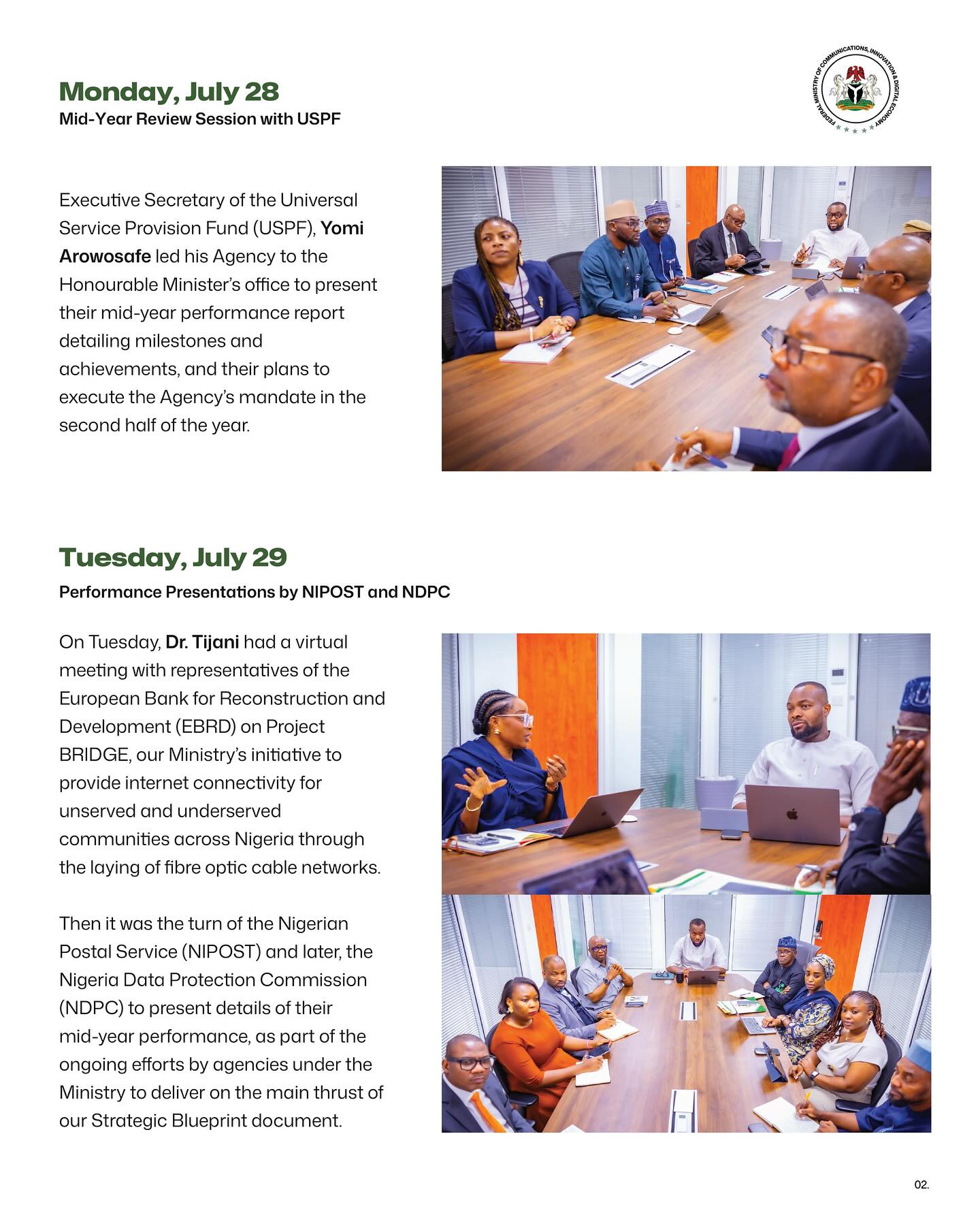Federal Ministry of Communications and Digital Economy, Nigeria updated ...