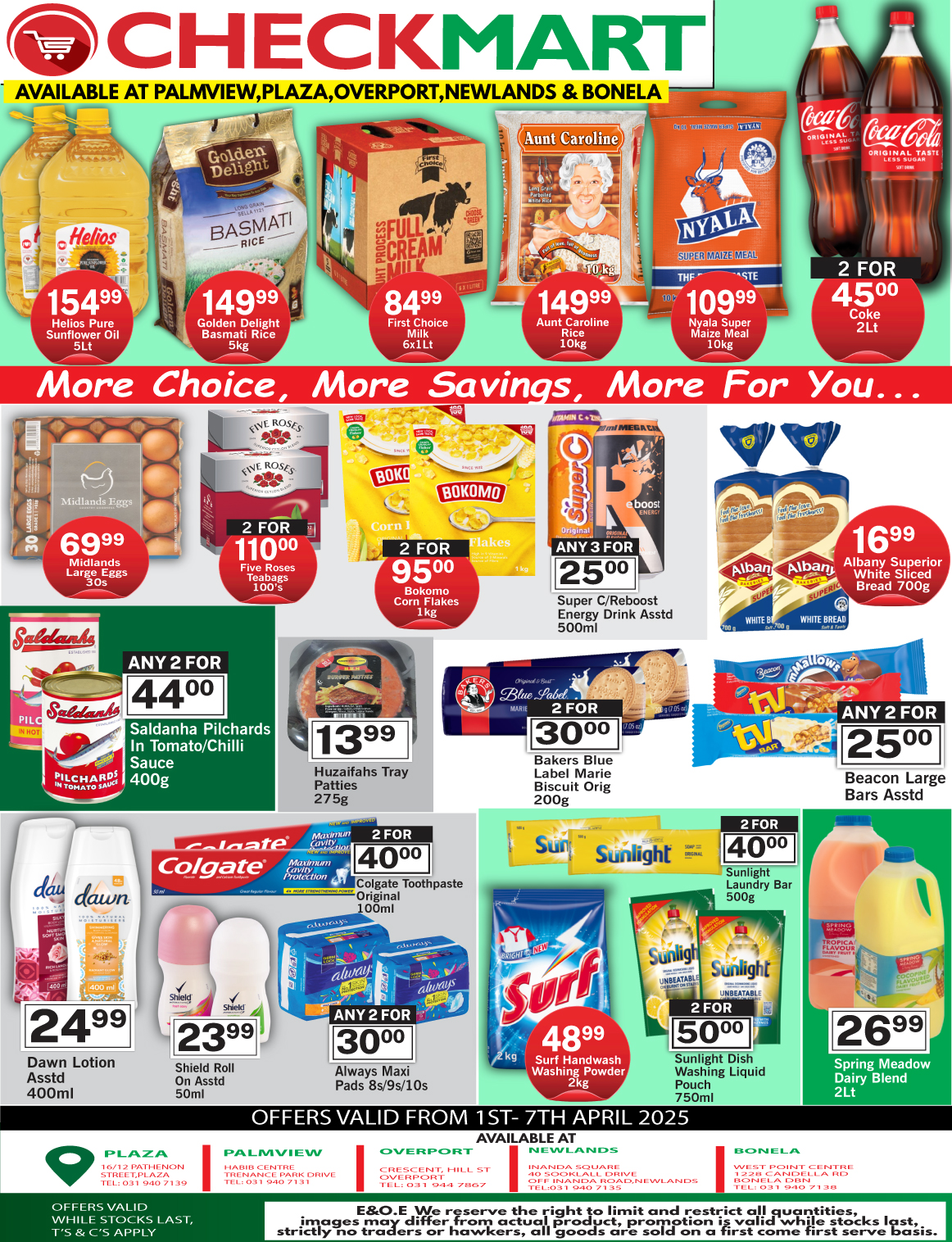 Checkmart Supermarket - Visit Us Today For These Exciting Deals ...
