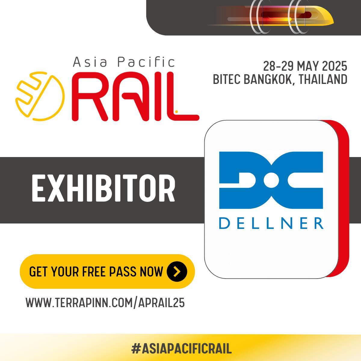 Asia Pacific Rail - 🚆 Dellner is back at Asia Pacific Rail 2025 ...