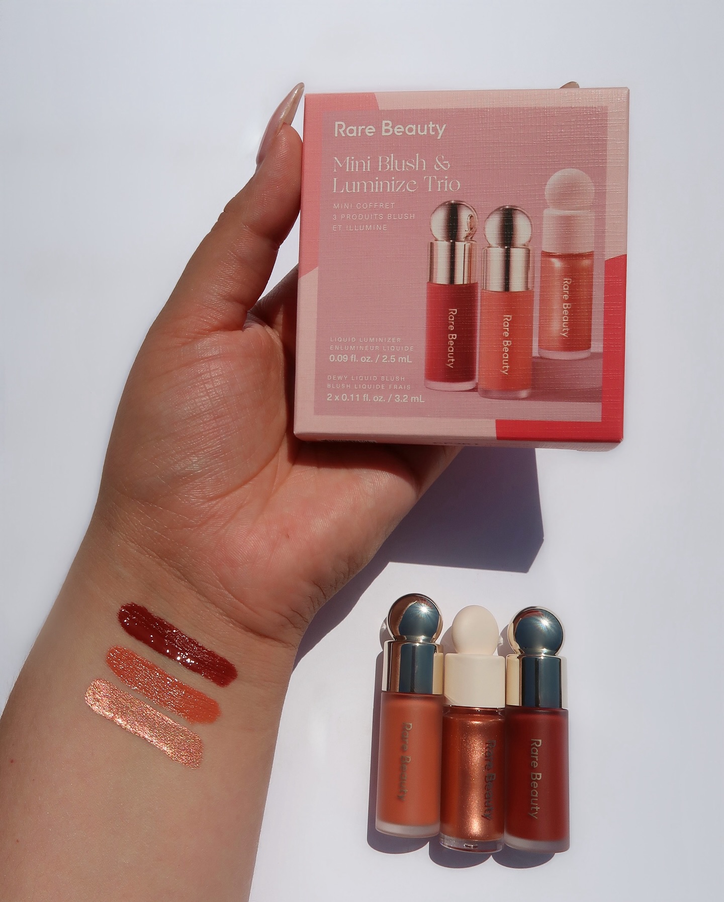 NEW 💗 Mini Blush & Luminize Trio 💗 just dropped @sephora and