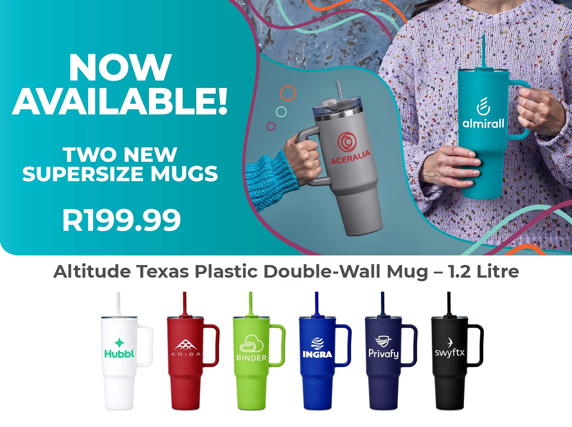 Codex - Altitude Texas Plastic Double-Wall Mug – 1.2 Litre Price: R199 ...