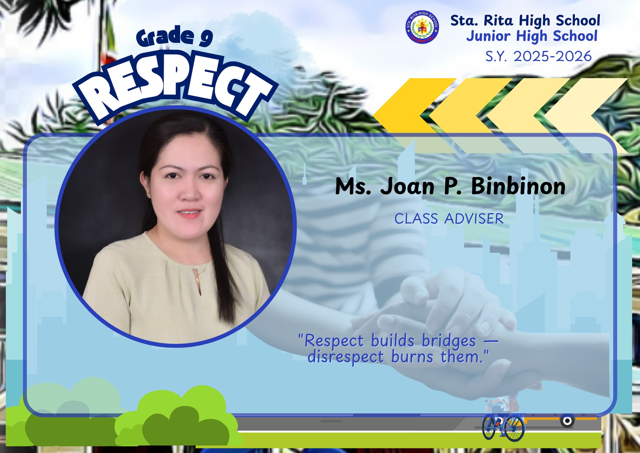 DepEd - 📣 For your information! Meet the Grade 9 advisers of Sta. Rita ...