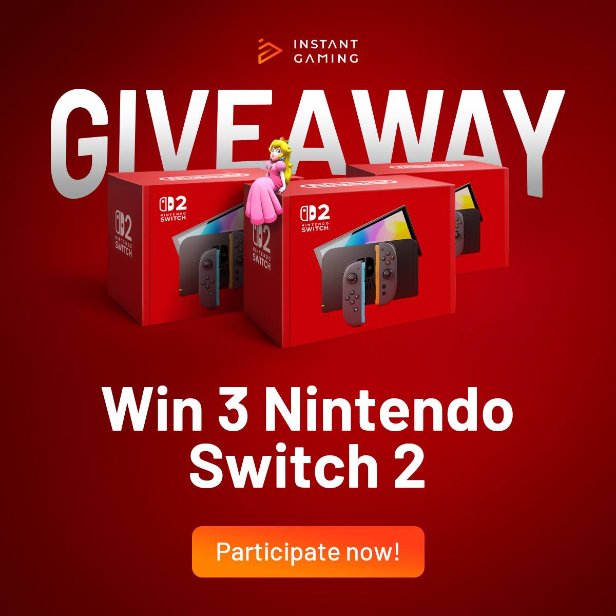 Instant - 🚨GIVEAWAY ALERT🚨 We are giving away 3 Nintendo Switch 2! 🤝 ...