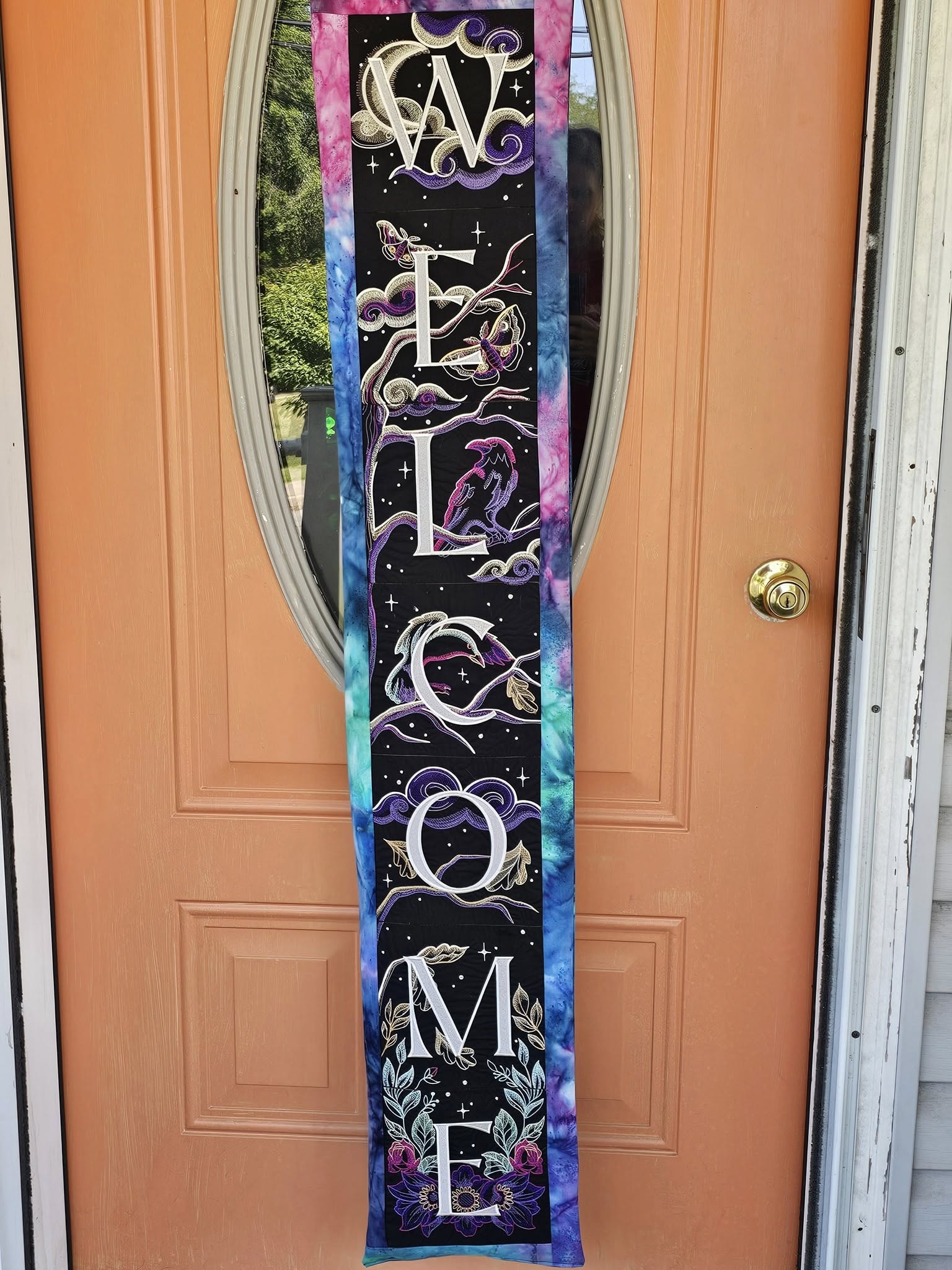 Urban Threads - Laura stitched this spellbinding “WELCOME”... | Facebook