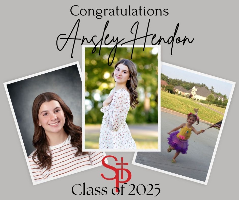 St. - Congratulations Class of 2025 ️🤍 ️ 8th Grade Spotlight 🎓 Ansley ...