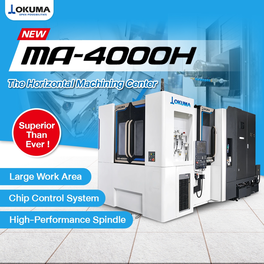 🌟 MA-4000H Horizontal Machining Center... - Okuma Philippines | Facebook