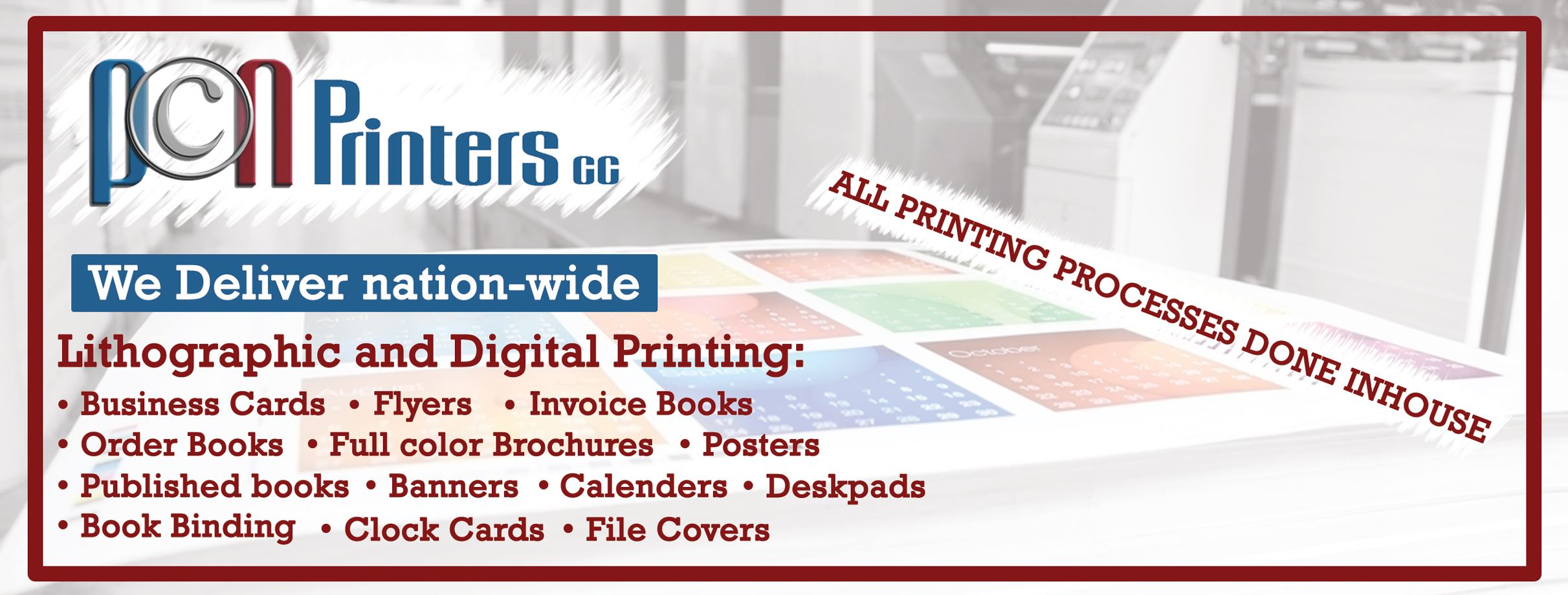 PCN Printers cc | Meyerton